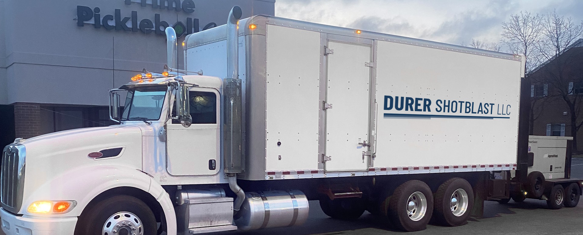 Durer Shotblast truck and equipment for commercial concrete surface preparation
