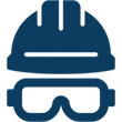 Committed to safety icon